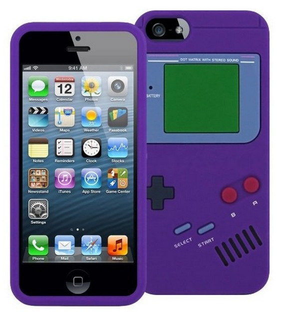iPhone 5 5S 3D GAME Case (Purple)